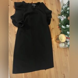 Laundry By Shelli Segal Black One Shoulder Dress